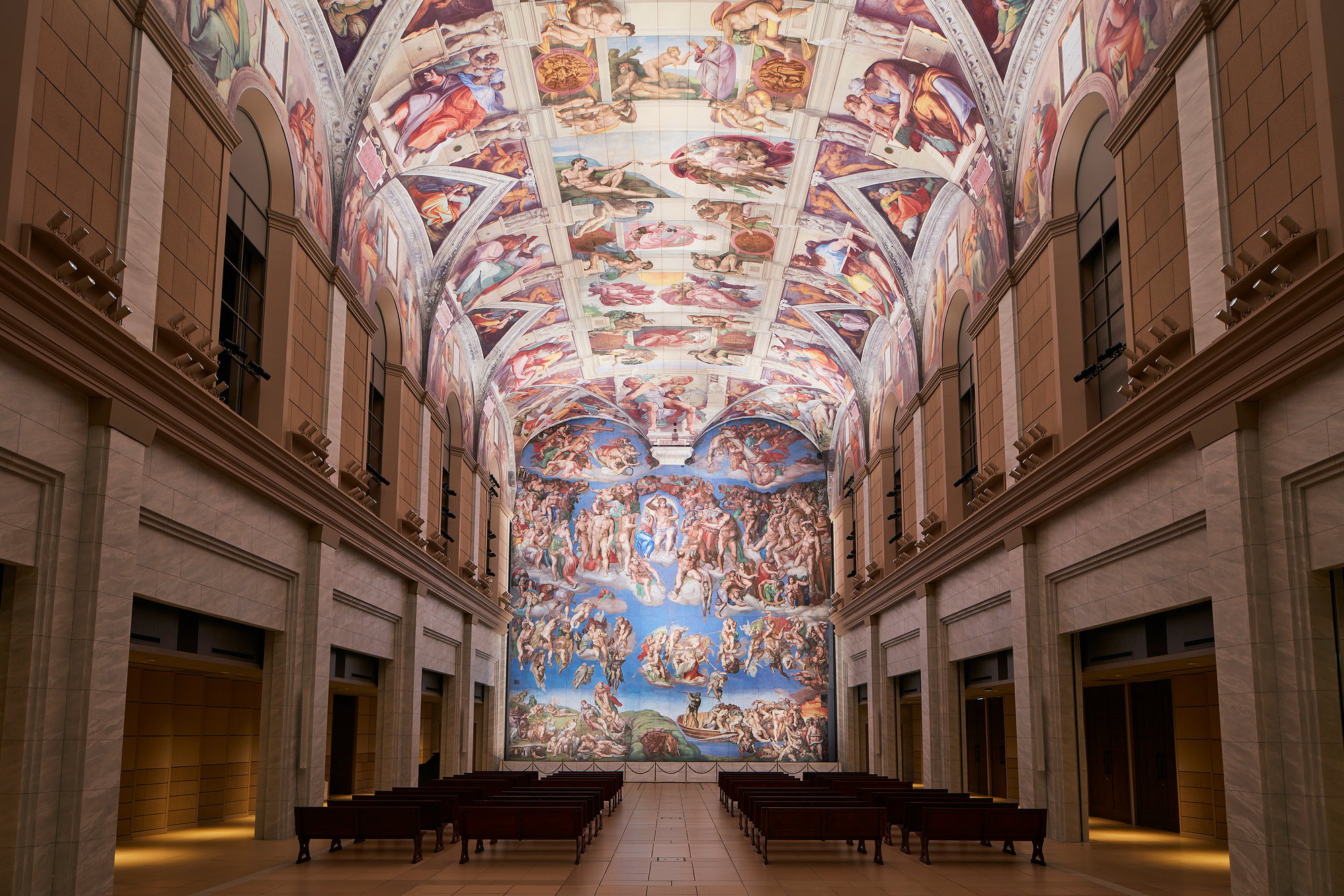 システィーナ・ホール_写真は大塚国際美術館の展示作品を撮影したものです