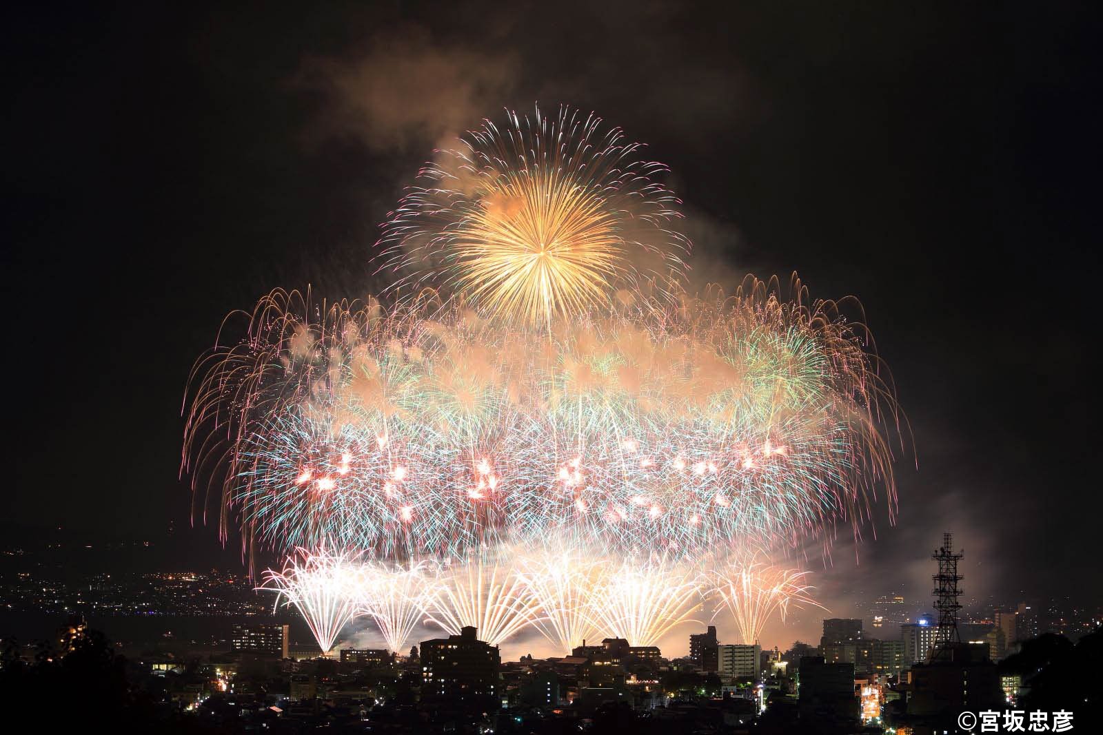 諏訪湖祭湖上花火大会3