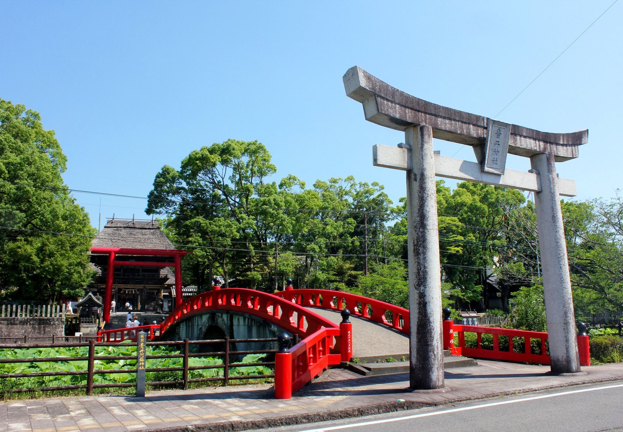 青井阿蘇神社・禊橋(人吉市)©熊本県観光連盟