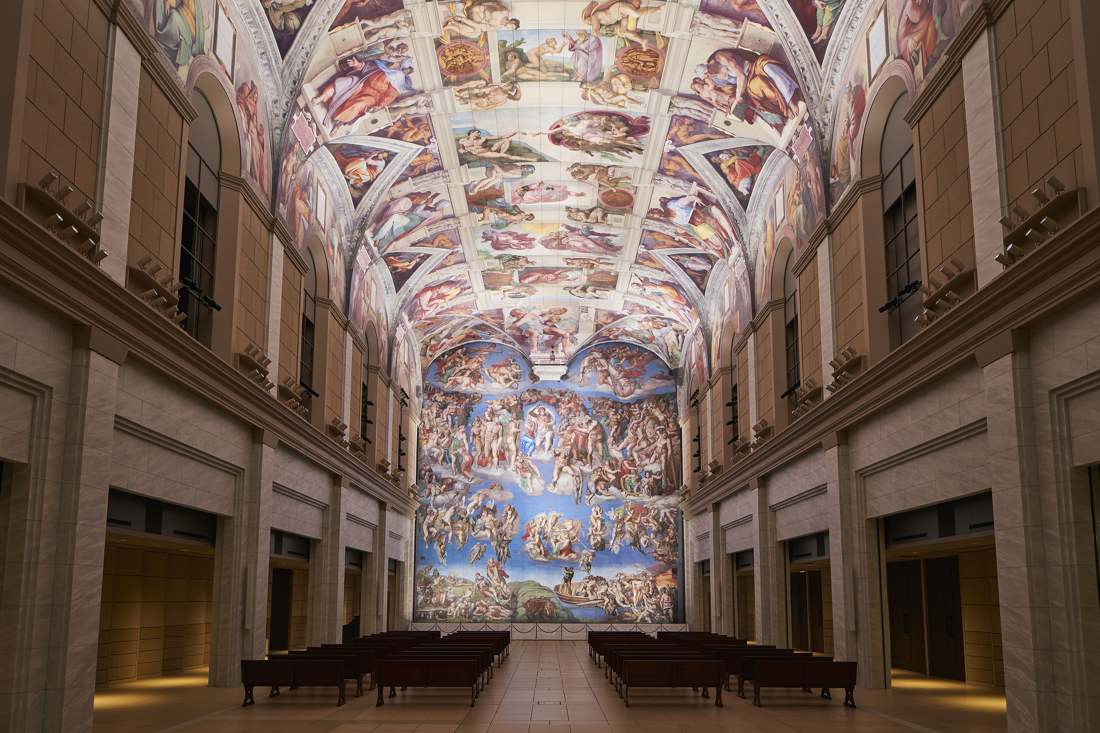システィーナ・ホール_写真は大塚国際美術館の展示作品を撮影したものです