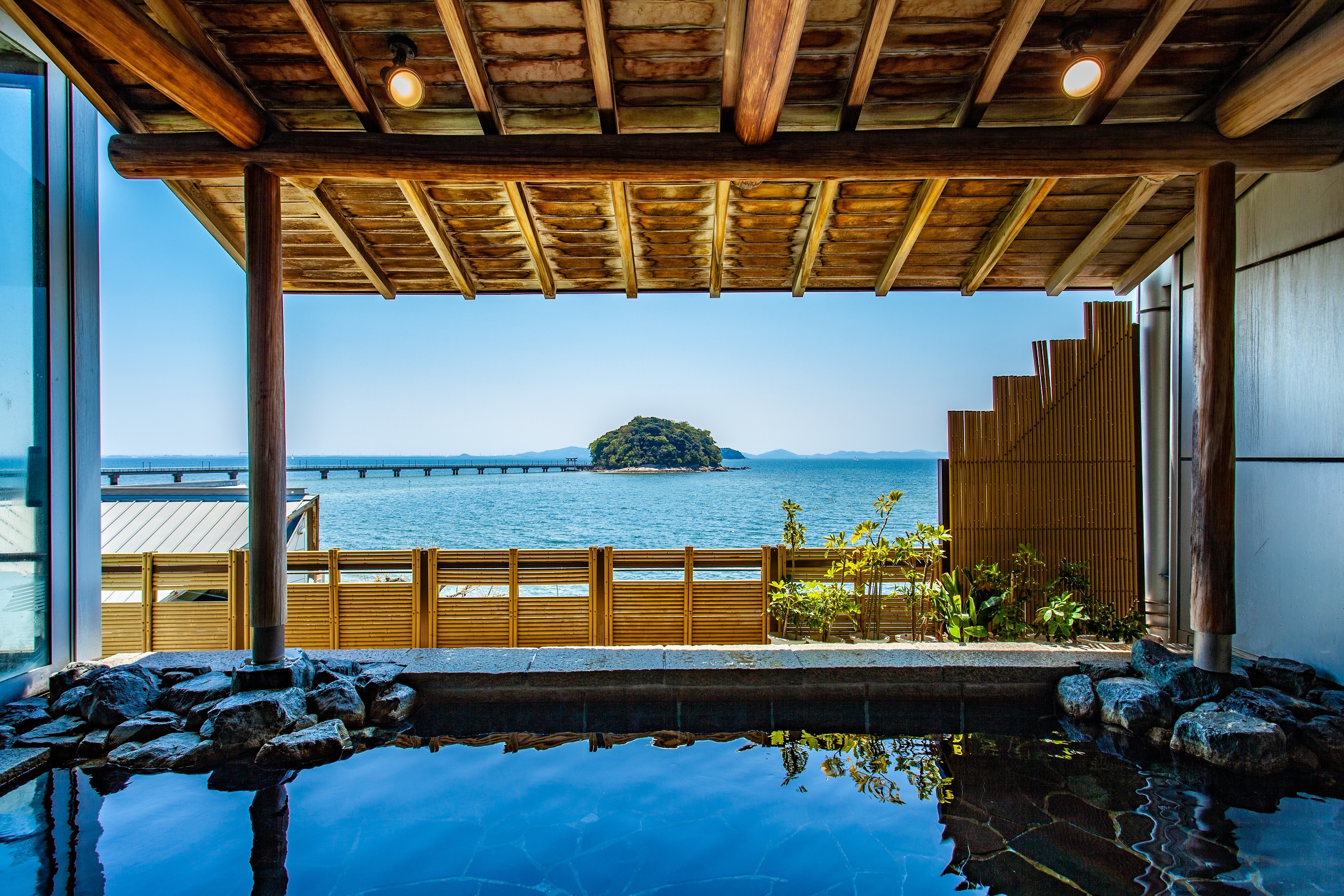 ホテル竹島_露天風呂きらら