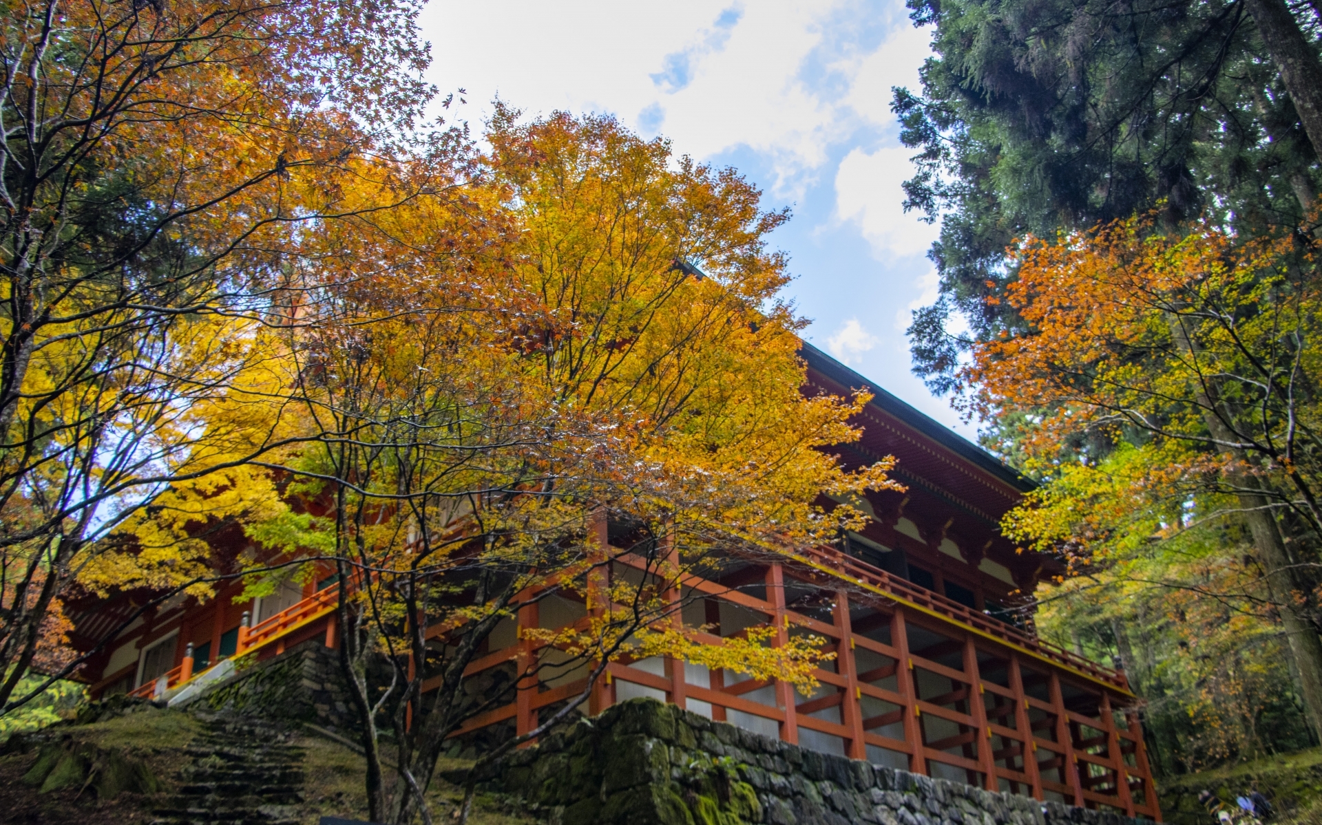 延暦寺_横川中道_AC画像フリー