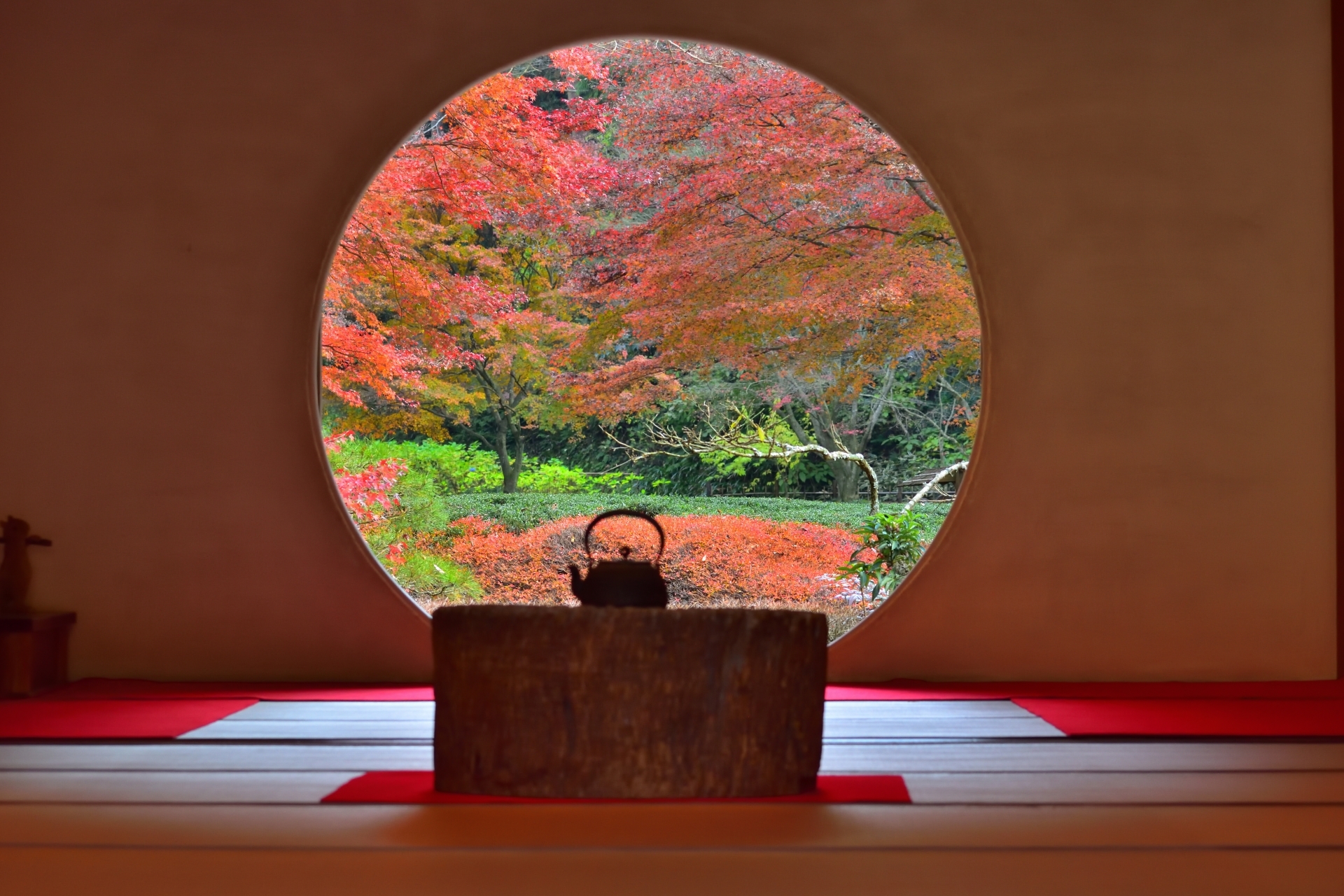 明月院_紅葉フリー