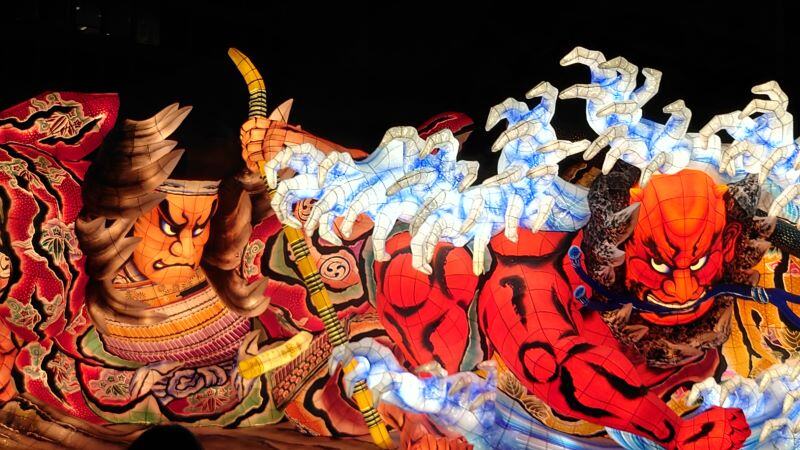 バスガイド　資料　教本　東北4大祭り　東北の桜　ねぶた　ねぷた　竿燈祭り　青森県 東北四大まつりとは!?