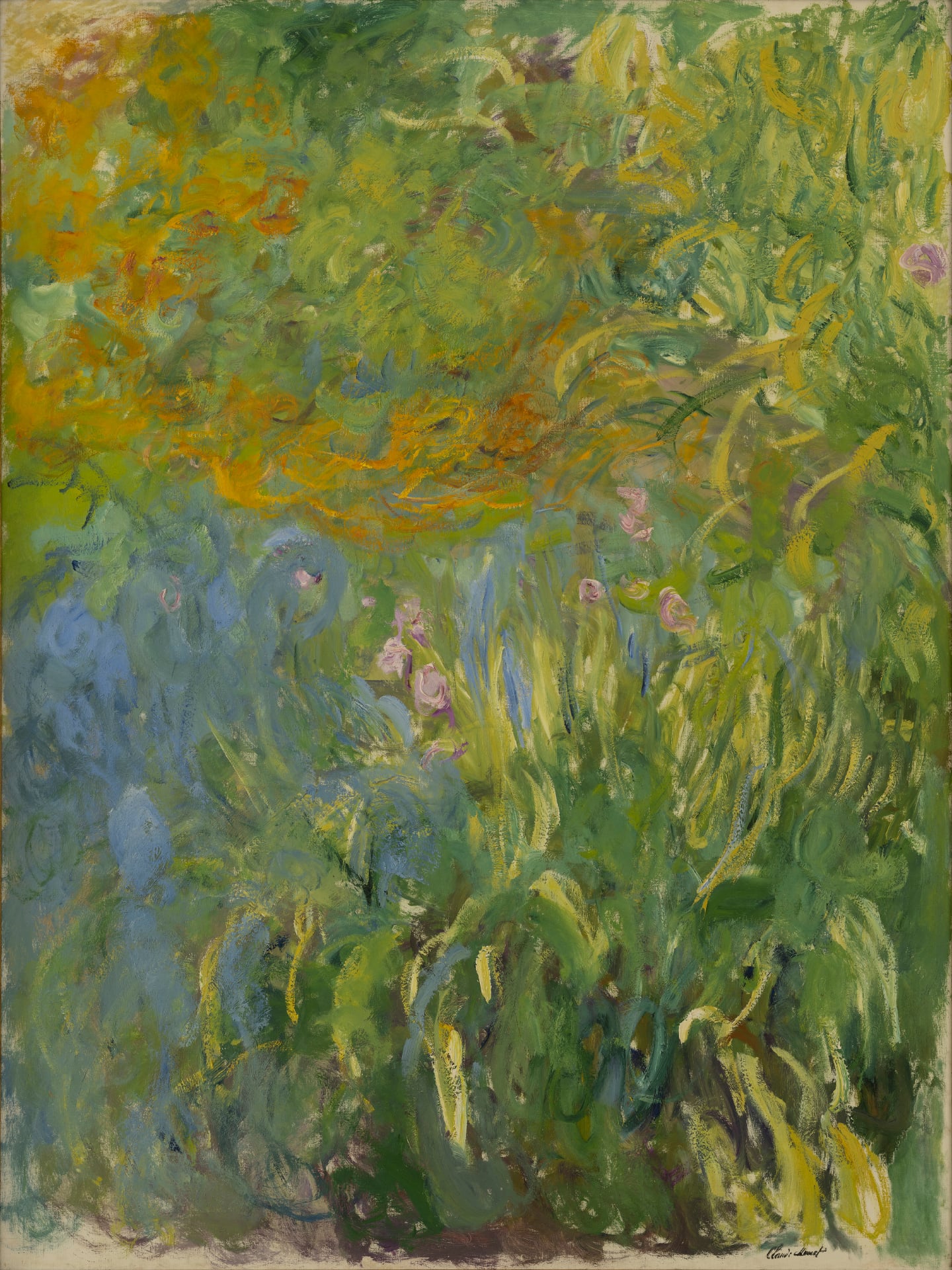 3クロード・モネ《アイリス》 1914-17年 200×150cm